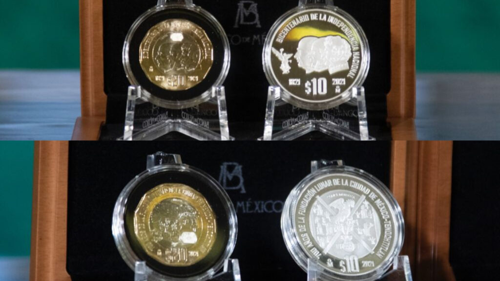 Banxico presenta monedas conmemorativas