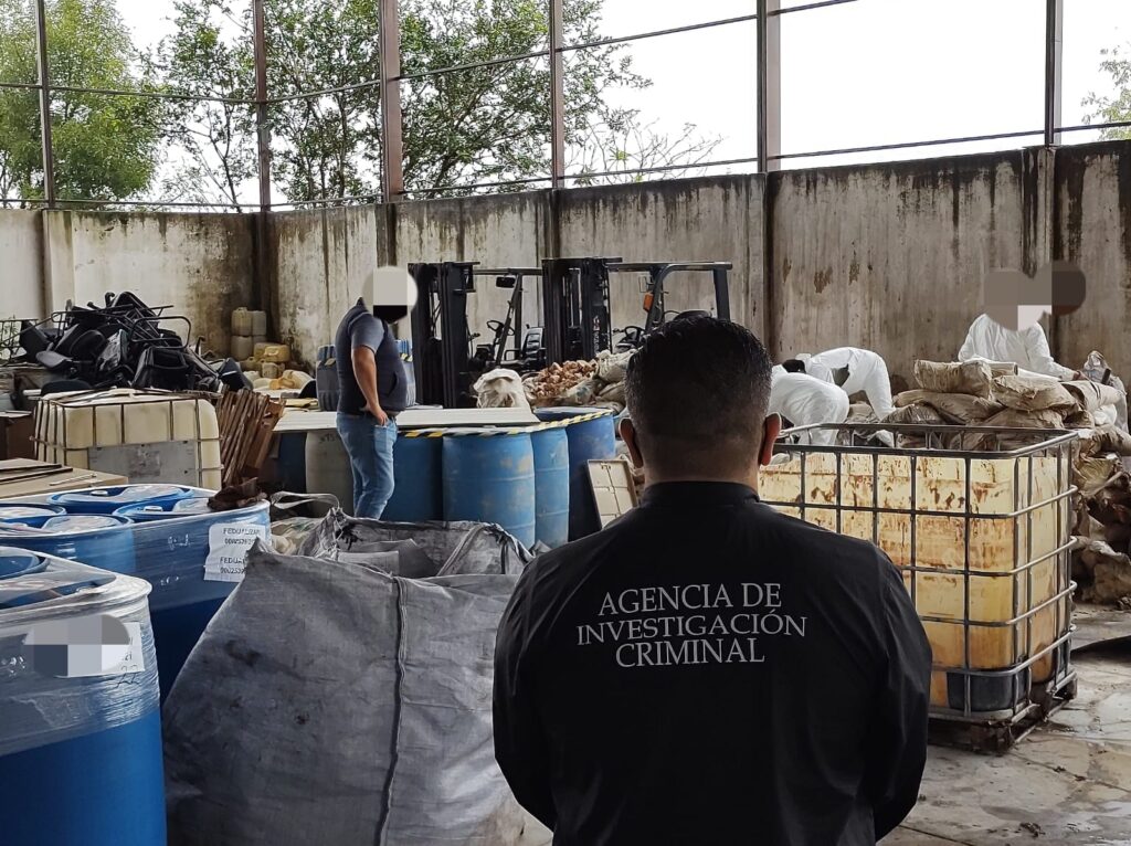 FGR inhabilitó más de 34 toneladas de precursores químicos en Jalisco **FOTOS FGR**