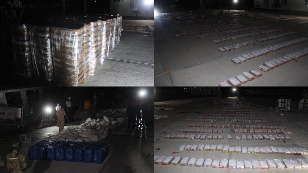 SEMAR aseguró narcóticos y combustible en Ensenada, Baja California **FOTOS Y VIDEO SEMAR*