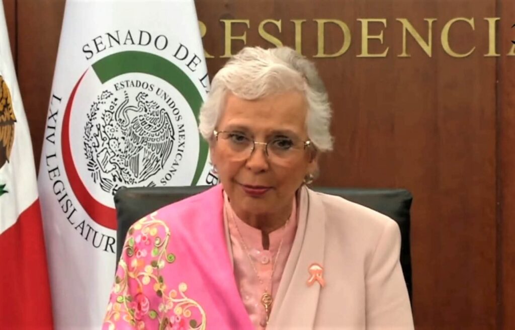 Llama Olga Sánchez Cordero a sumar esfuerzos en la lucha contra el cáncer de mama Foto: Internet