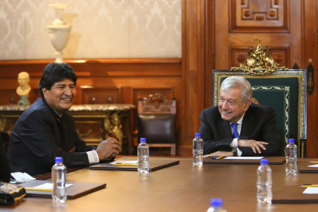 AMLO se reunió con Evo Morales
