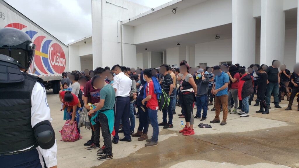 INM rescató a 334 personas migrantes en Veracruz **FOTOS SEGOB / INM***