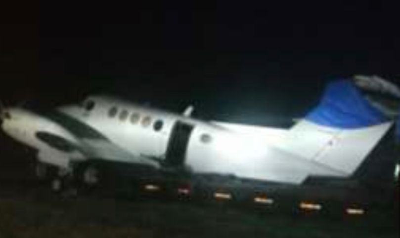 SSP Veracruz aseguró aeronave con narcóticos *FOTOS SSP-Veracruz*