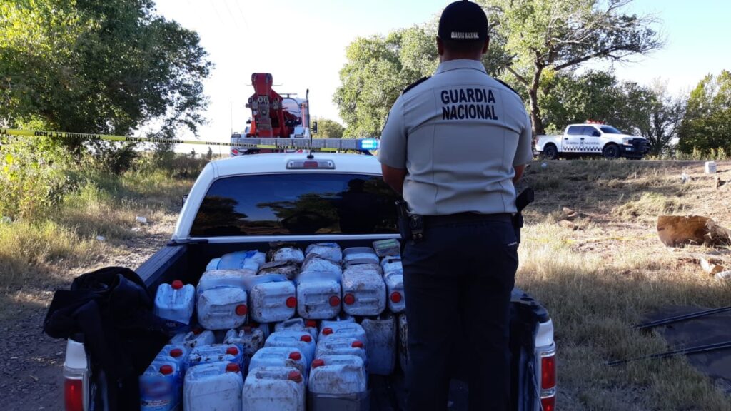 Accidente vial permite localizar 450 kilos de narcóticos en Chihuahua: Guardia Nacional