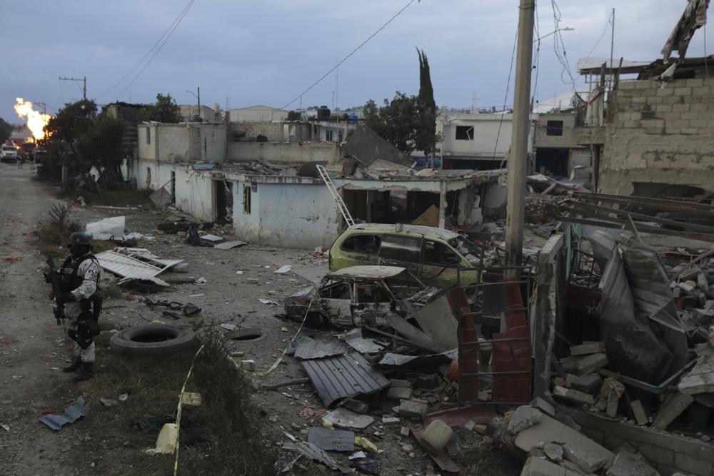 Explosiones dejan 183 viviendas afectadas en México
