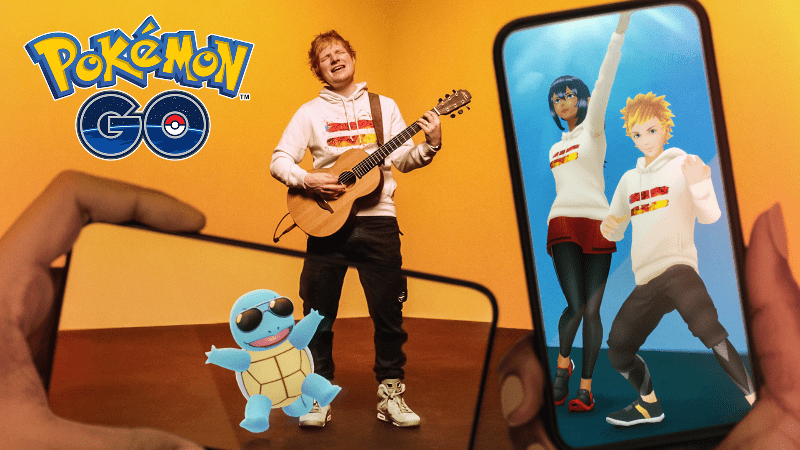 Actuación especial de Ed Sheeran en Pokémon GO Foto: “©2021 Niantic, Inc. ©2021 Pokémon. ©1995-2021 Nintendo/Creatures Inc. /GAME FREAK inc.”