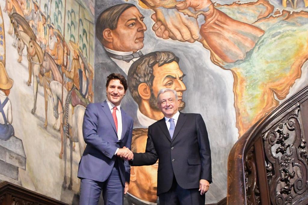 Reunión bilateral AMLO-Trudeau