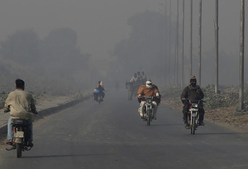 Lahore es la tercera ciudad más contaminada del mundo Foto: AP