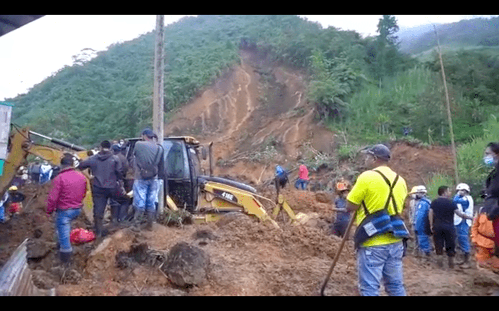 Deslizamiento de tierra en Colombia deja al menos 14 muertos