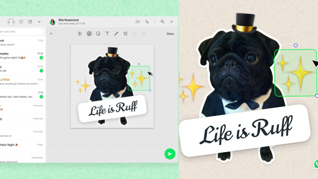 Whatsapp te permite ahora crear tus stickers personalizados