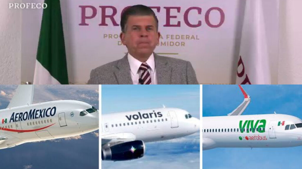 Dejen de cobrar equipaje de mano AeroMéxico, Viva Aerobús y Volaris: Profeco