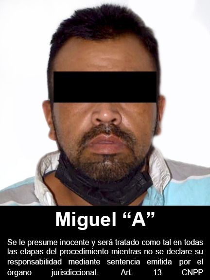 Juez dictó sentencia de 18 años de prisión por robo y portación de armas de fuego en contra de Miguel 'N' *FOTOS FGR*