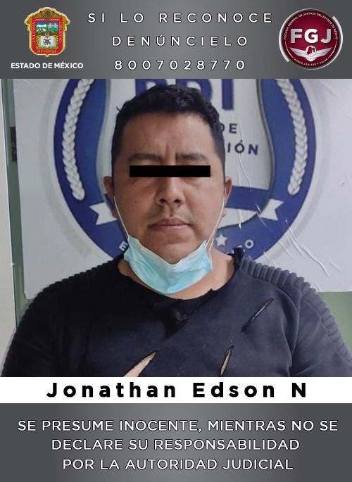 FGJEM detuvo a Jonathan Edson “N” investigado por robos a cuentahabiente *FOTO & VIDEO FGJEM*
