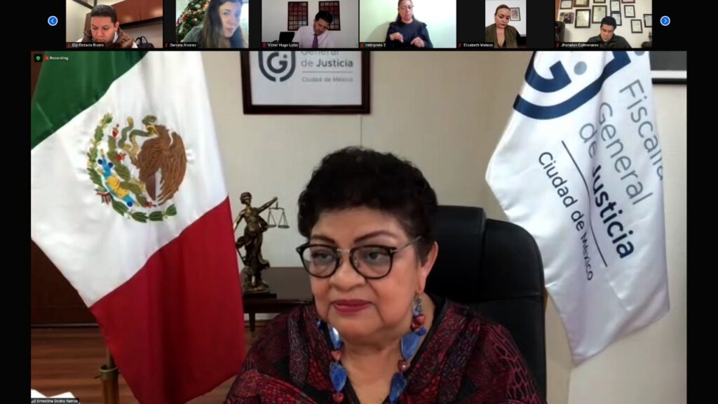 Ernestina Godoy pide a diputados locales que en el presupuesto sean solidarios con el trabajo de la Fiscalía CDMX