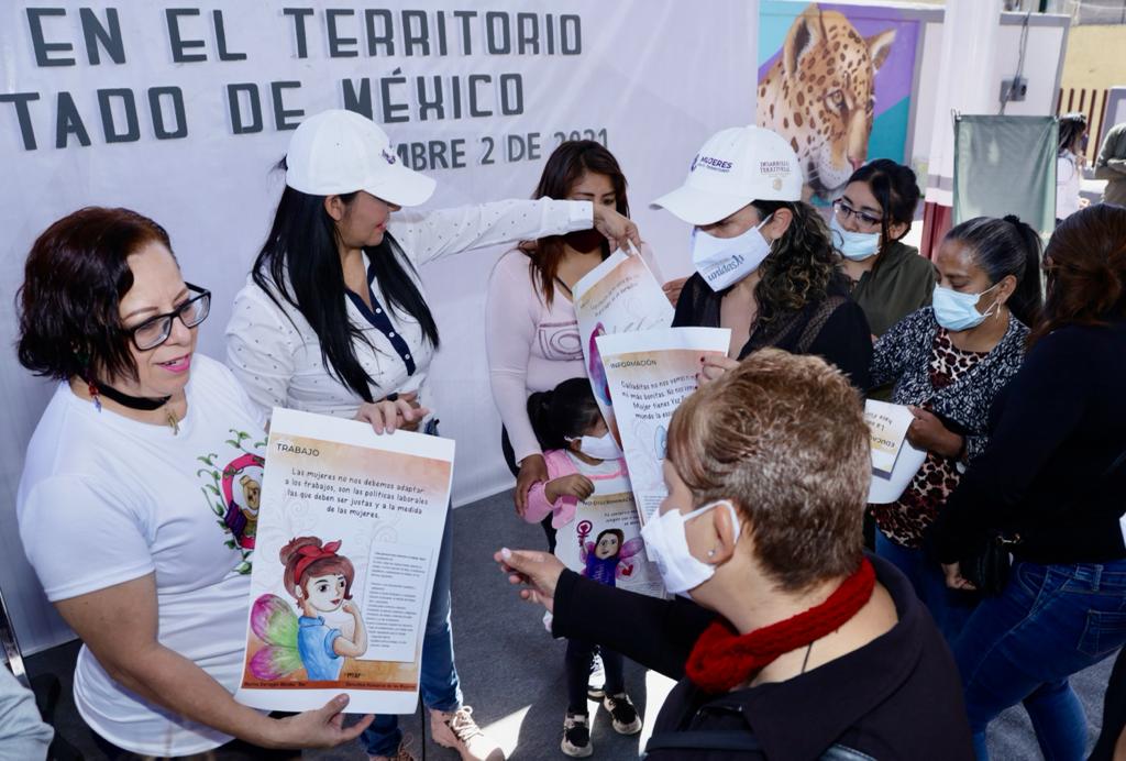 SSPC y SEDATU presentan “Territorios de Paz. Caminemos Unidas” espacios libres para mujeres en Ecatepec, Edomex