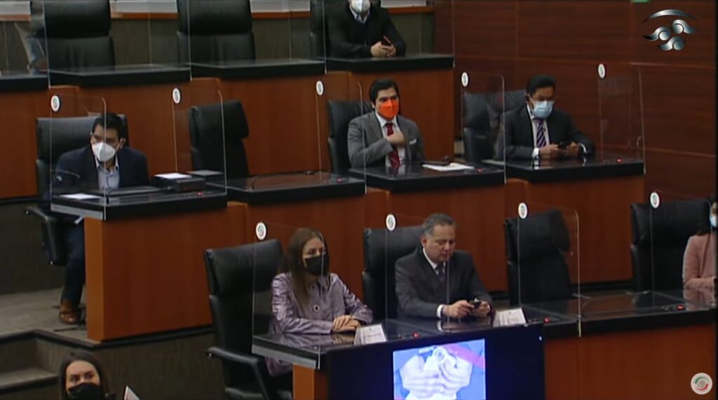 Asiste Santiago Nieto a Foro en contra de la corrupción Foto: Captura de Pantalla Senado