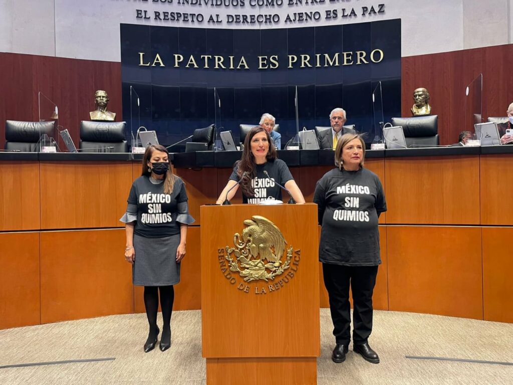 “México sin quimios”, reiteran senadoras del PAN Foto: Internet