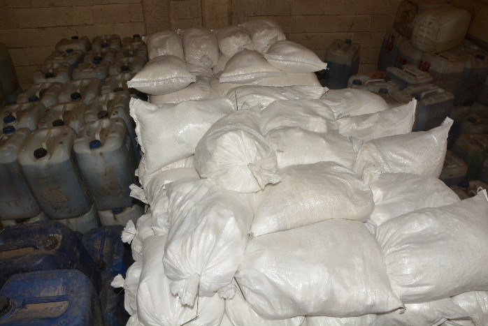 FGR incineró más de 25 toneladas y 67 mil litros de narcóticos y precursores químicos en Sinaloa *FOTOS FGR*