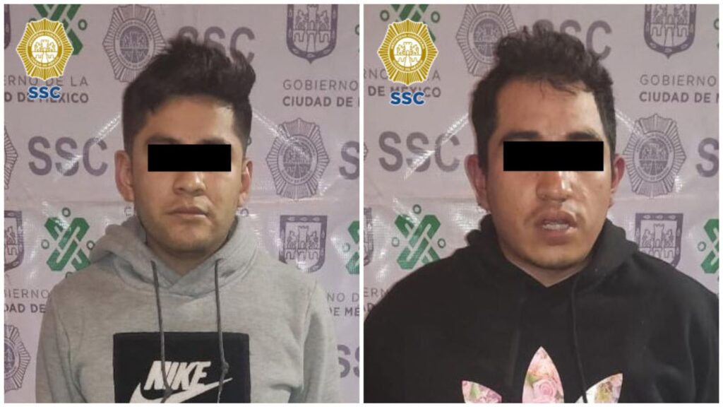 SSC-CDMX detuvo a dos individuos relacionados a la distribución y venta de narcóticos *FOTOS SSC-CDMX*