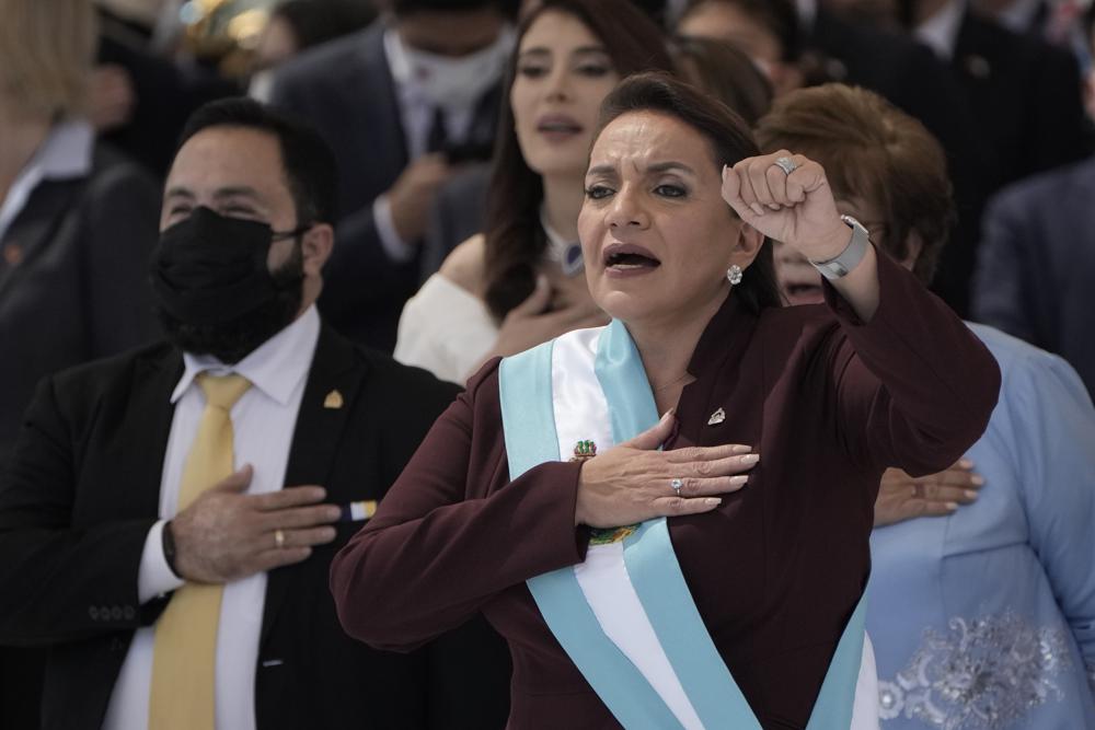 Xiomara Castro se convierte en la 1ra presidenta de Honduras Foto: AP