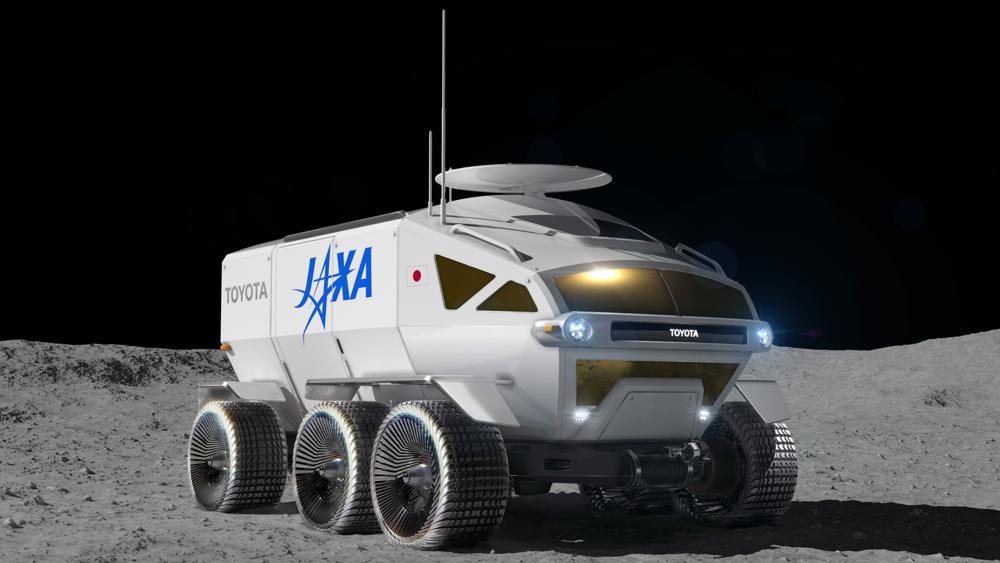 Toyota rumbo a la luna con crucero, brazos robóticos, sueños Foto: AP