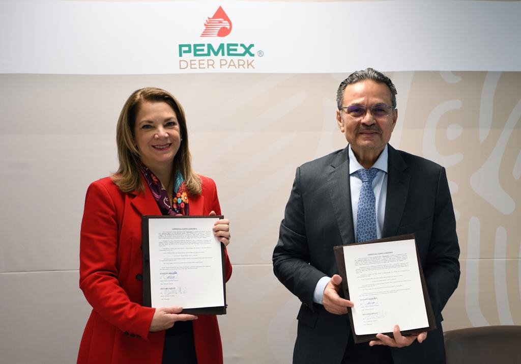 Pemex concreta la compra de la refinería Deer Park en EUA Foto: Internet Foto: @Pemex