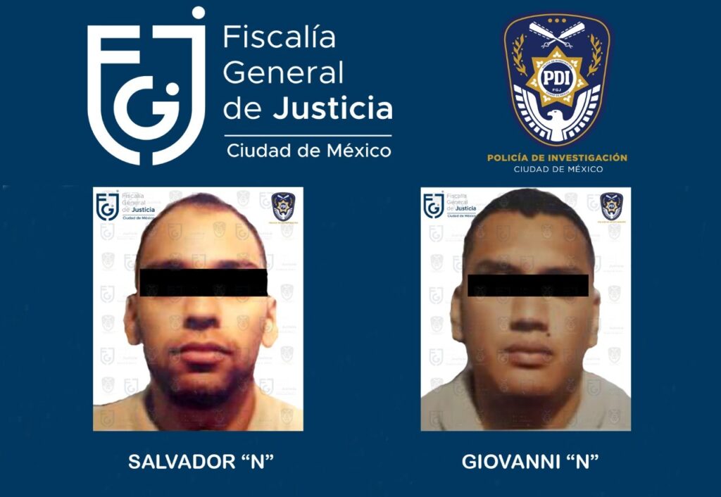 Juez sentenció a 35 años de prisión a “El Chava” y a “El Navajas” por un homicidio en 2014 *FOTOS FGJ-CDMX*
