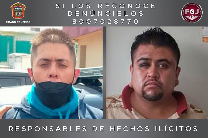 Juez sentenció hasta por 21 años de prisión a dos sujetos por robo de vehículo en Toluca *Foto FGJ-EM*