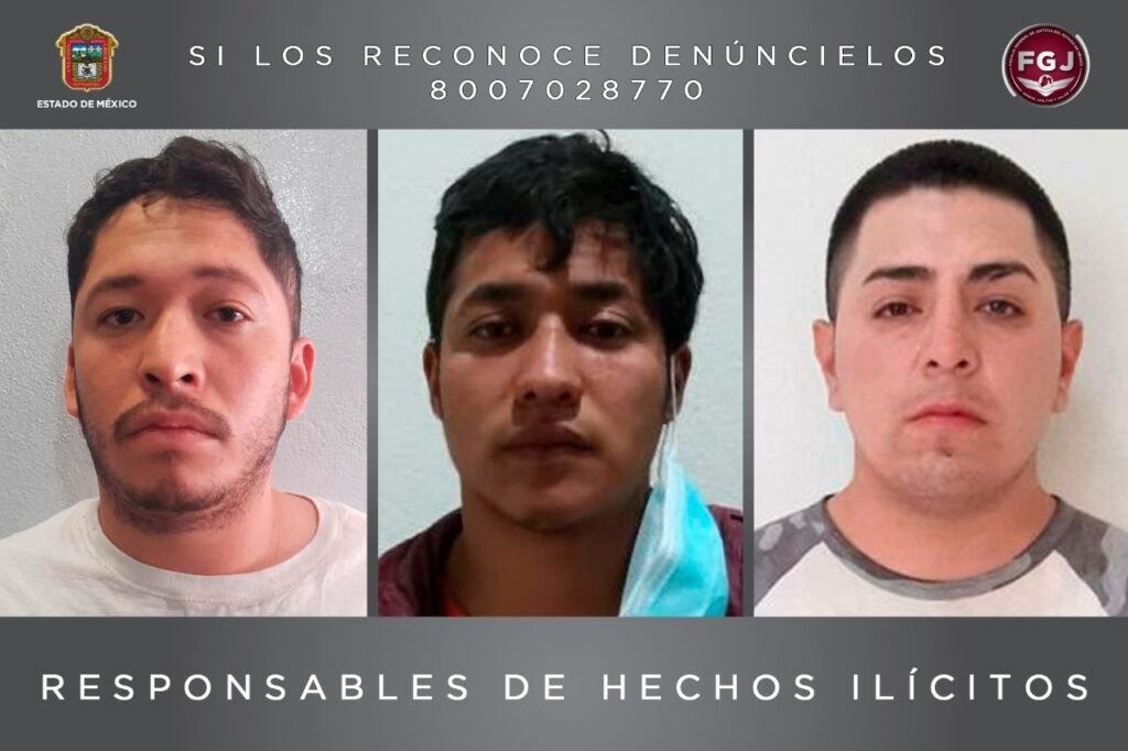 Por robo de vehículos en Naucalpan, 3 sujetos recibieron 17 años de prisión: Fiscalía Edomex