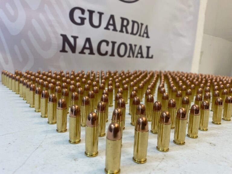 Guardia Nacional decomisó alrededor de 400 cartuchos útiles en Morelia, Michoacán *FOTOS GN*