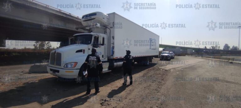 SSE recuperó unidad de carga con reporte de robo vigente en Nezahualcóyotl *FOTOS SSE
