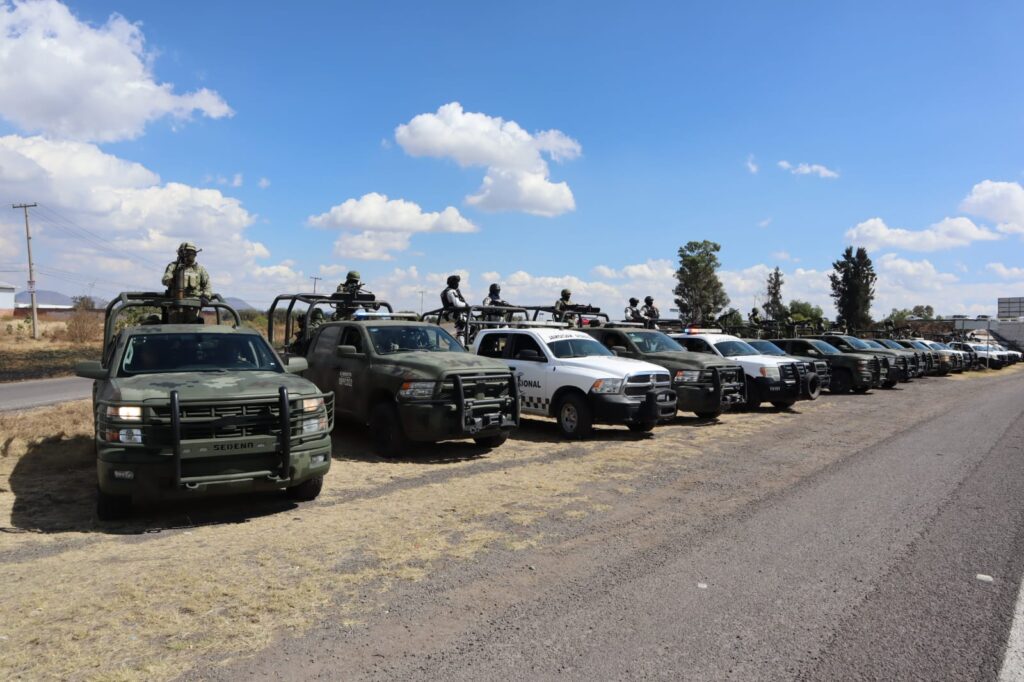 Mil 500 efectivos arriban a Guanajuato para reforzar la “Fuerza de Tarea Conjunta México″: SEDENA y GN *FOTOS & VIDEO SEDENA