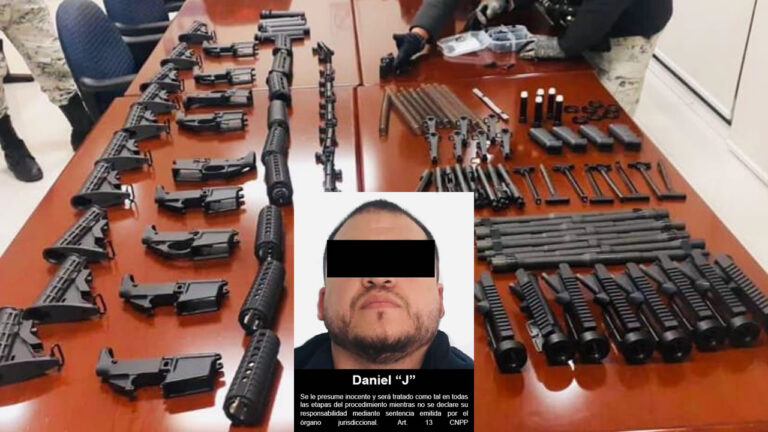 Vinculan a proceso al estadounidense Daniel Jiménez por portación de armas de fuego