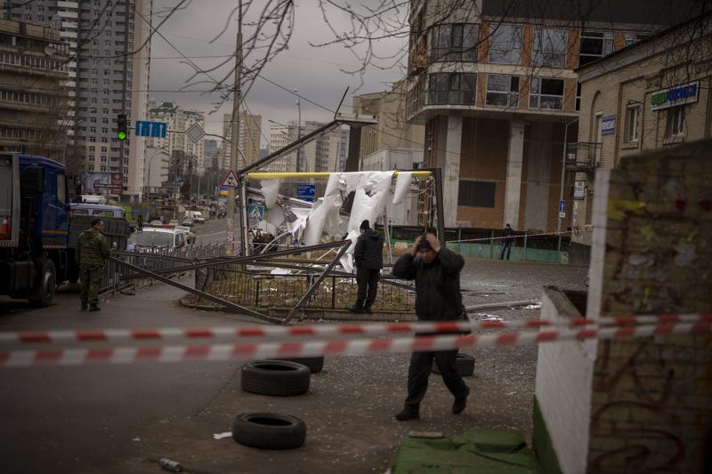 El presidente de Ucrania, Volodimir Zelenski, dice que las tropas rusas tratarán de tomar Kiev Foto: AP