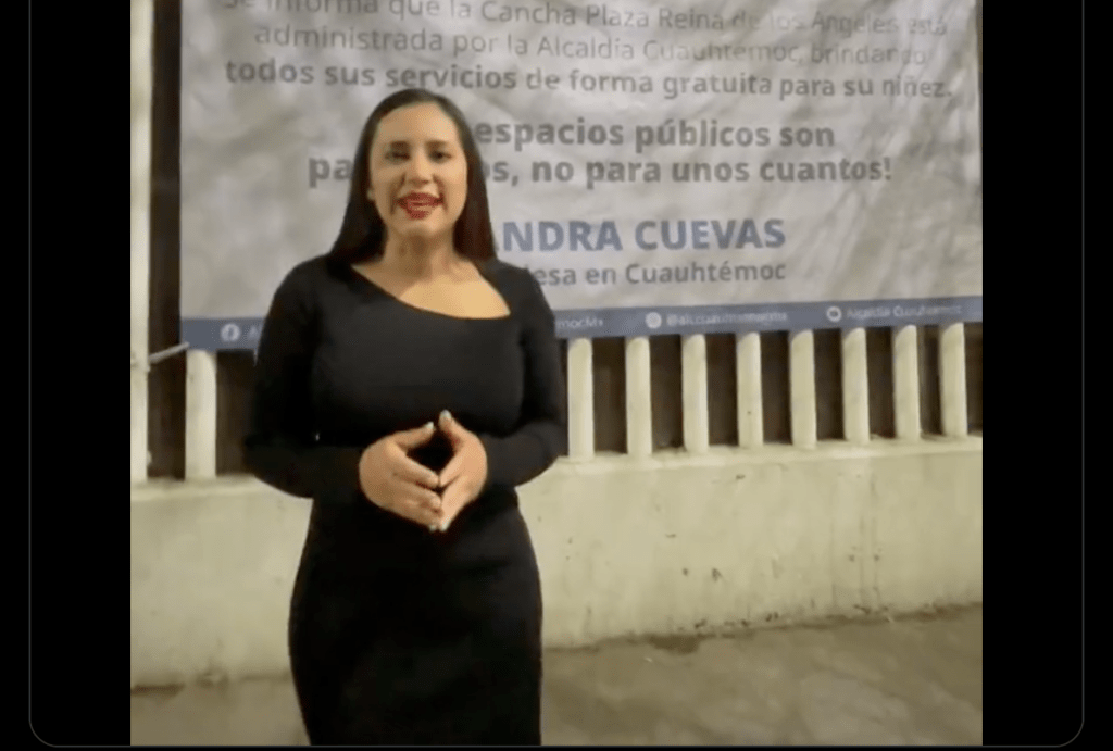 Alcaldesa Sandra Cuevas denunció que no tiene acceso a la carpeta de investigación en su contra en la FGJ-CDMX Foto: @SandraCuevas_