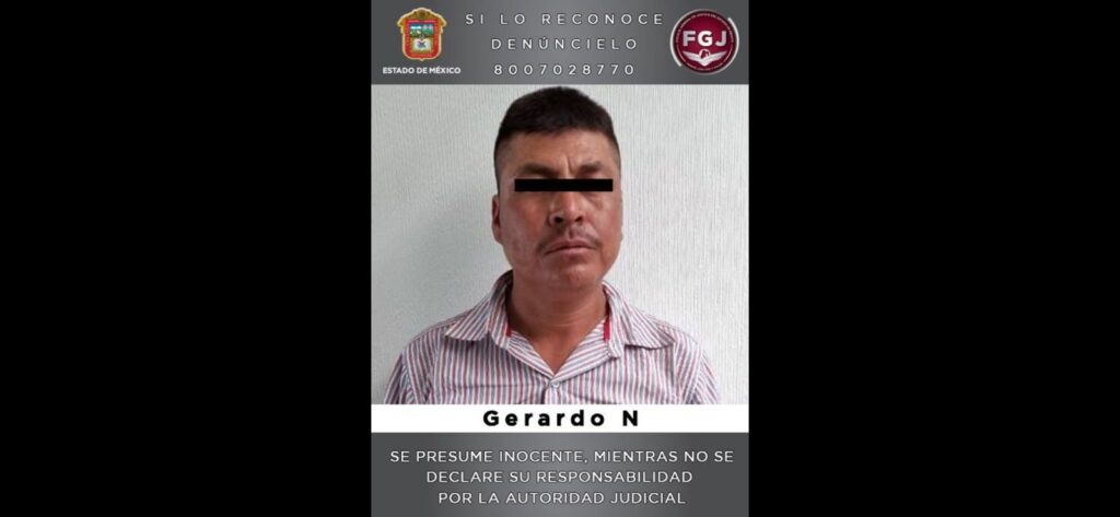 Gerardo “N” fue vinculado a proceso por un juez, por el intento de feminicidio de su pareja sentimental *FOTO FGJ-EM