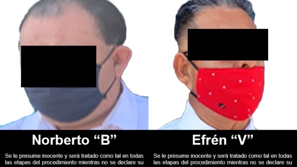 FGR: Norberto 'N' y Efrén 'N' fueron vinculados a proceso por transportar cocaína *FOTOS FGR / GN
