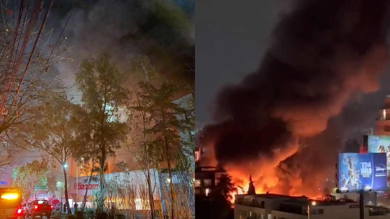 VIDEO l Se incendia Office Depot en Álvaro Obregón | Capital México