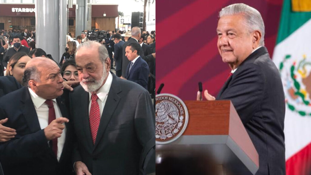 Estuvo "El General Carlos Slim" en el AIFA: ironiza AMLO