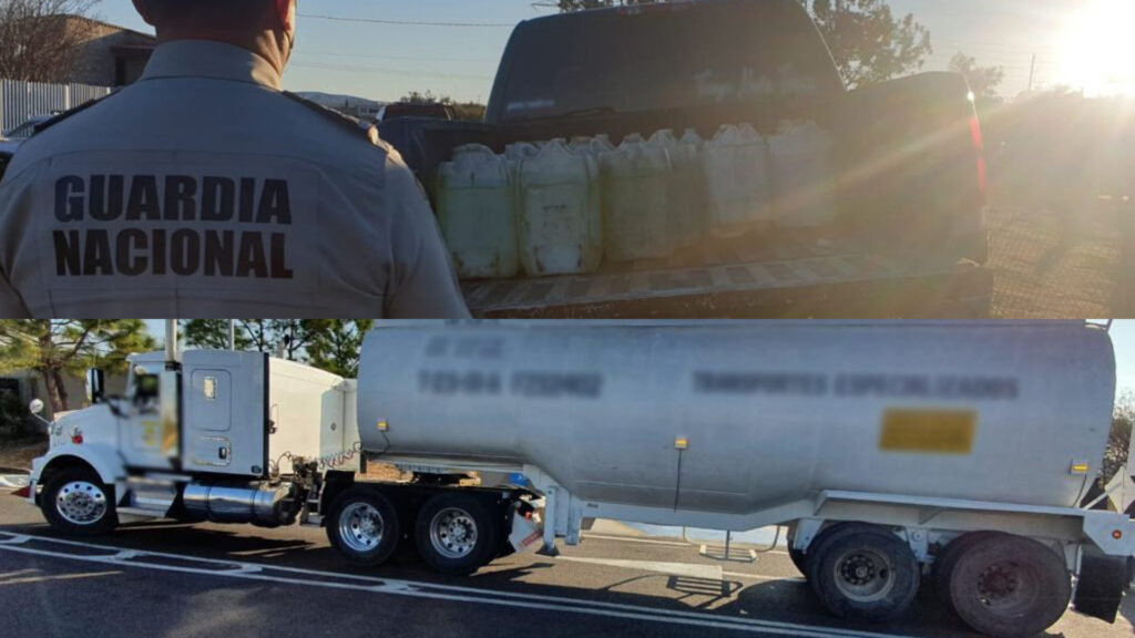 Guardia Nacional aseguró en 7 estados, camiones cargados con 530 mil litros de combustible