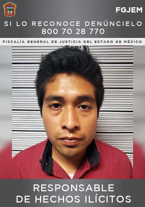 FGJEM: Ángel 'N' fue sentenciado a 25 años de cárcel por la violación de dos menores de edad *FOTO FGJ-EM