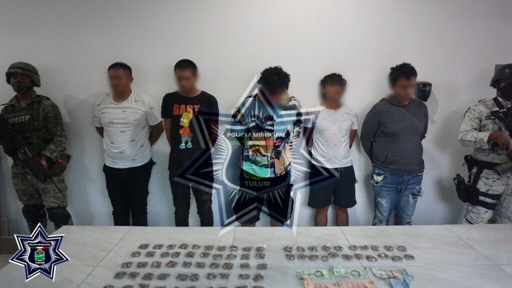 Mega golpe al crimen: Caen 17 presuntos narcos en operativo conjunto en Tulum