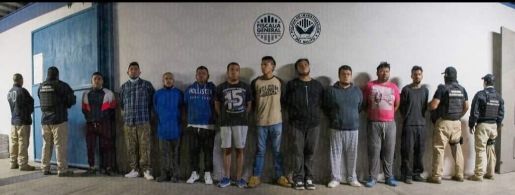 FGJ-Querétaro detiene a 10 probables responsables de los hechos violentos en el estadio Corregidora *FOTOS & VIDEO FGJ-Querétaro