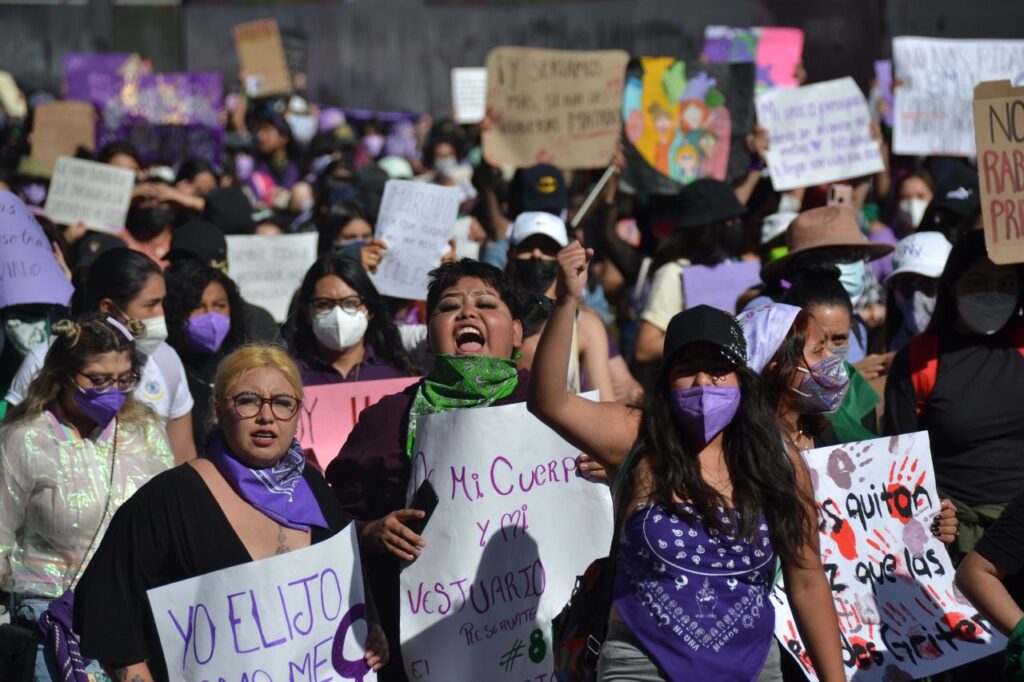 Saldo blanco tras movilizaciones por Día Internacional de la Mujer en el Edomex