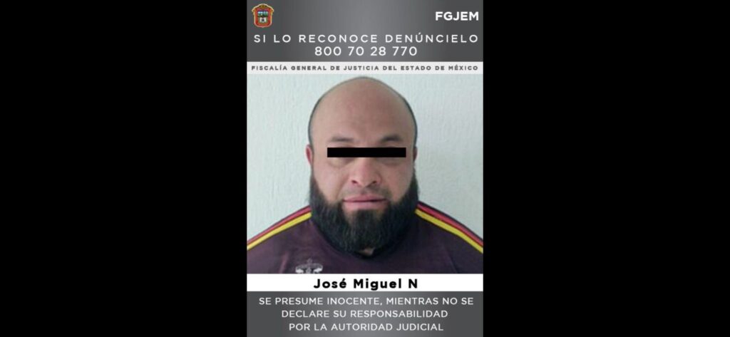 FGJEM: José Miguel “N” fue vinculado a proceso por el delito de homicidio calificado *FOTO FGJ-EM
