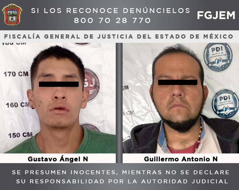 Antonio “N”, Gustavo Ángel “N” y Luis Jael “N” fueron vinculados a proceso por el robo de vehículo con violencia *FOTO FGJ-EM