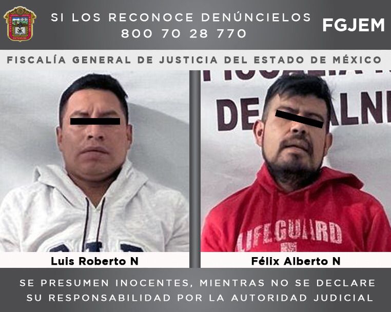 FGJEM: “El Toluco” y Félix Alberto “N” fueron vinculados a proceso por el delito de robo con violencia *FOTOS Y VIDEO FGJ-EM