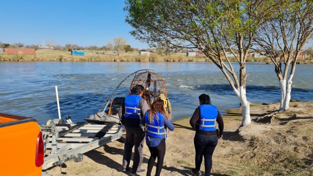 INM: Grupo Beta localizó los cuerpos de dos menores de edad migrantes en el Río Bravo *FOTOS SEGOB / INM