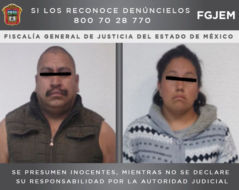 FGJEM: Por robo a casa habitación, Hipólito “N” y Concepción “N” fueron vinculados a proceso Foto: FGJEM