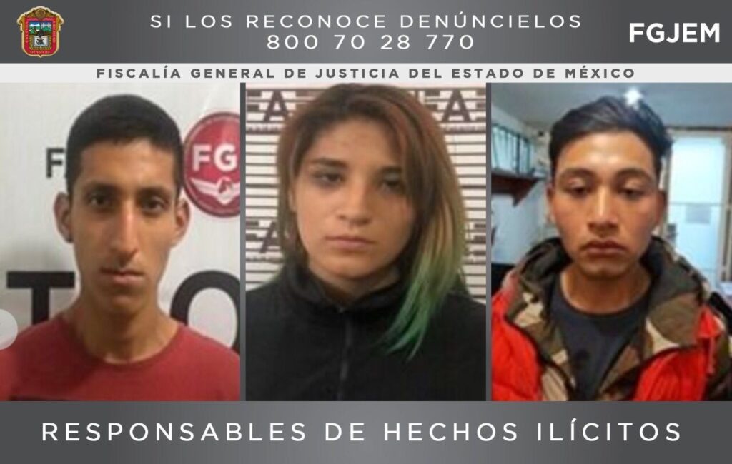 FGJEM: Tres integrantes de la banda delictiva “El Marisco”, fueron condenados a 55 años de prisión Foto: FGJEM